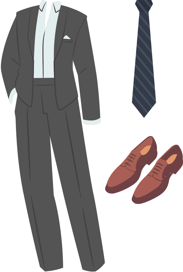 Vestimenta sugerida para caballeros